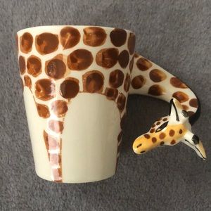 Giraffe Mug with Giraffe Handle